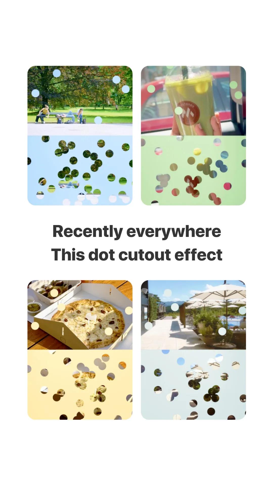 Dot Cutout Collage