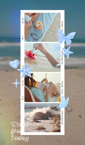 4-cut Video strip - Summer